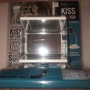 Good Janes Kiss My Lash Triple Angle Hands Free Mirror Eyelash NEW Makeup